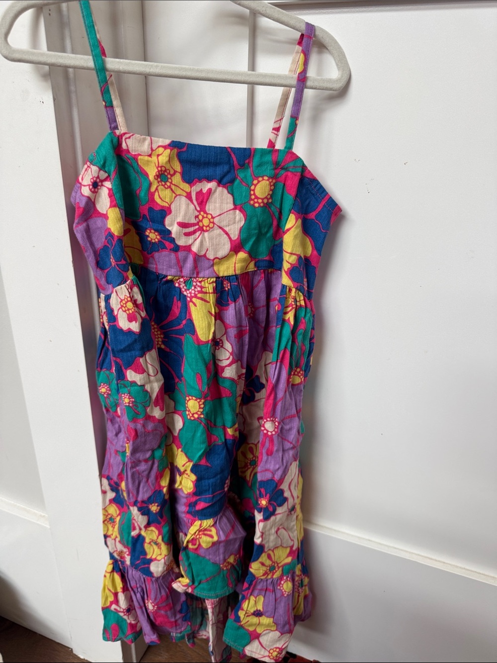 GAP Girls Floral Sundress in Purple, Blue & Pink